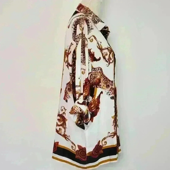 Brave Soul London Prowler Animal Print Button Down Shirt - Picture 3 of 10